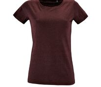 Футболка женская Regent Fit Women, бордовый меланж арт.02758148