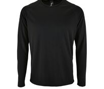 Футболка с длинным рукавом Sporty LSL Men, черная арт.02071312