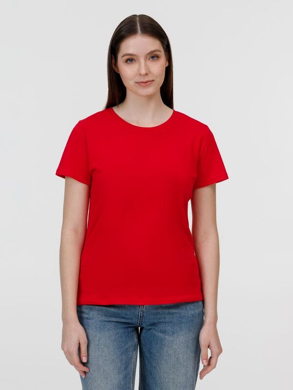 Футболка женская E150, оранжевая арт.TW02T235