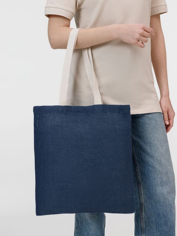 Холщовая сумка на плечо Juhu, синяя арт.4868.40