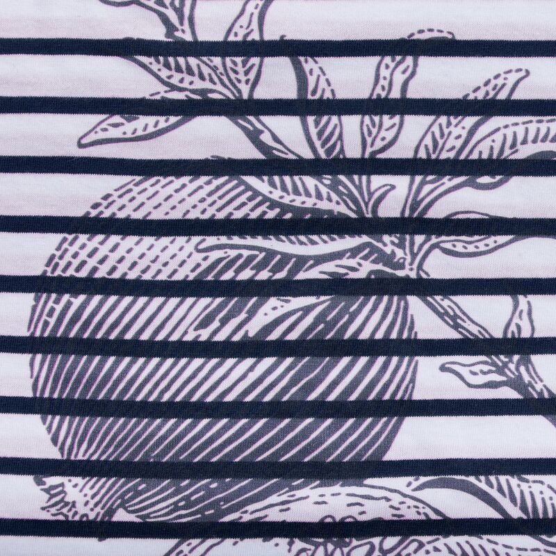 Футболка женская Grand Granat, белая с синим арт.7344.64