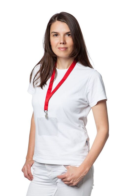 Лента для бейджа Neckband, синяя арт.6876.40