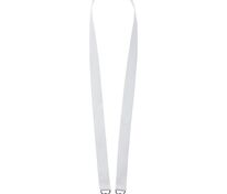 Лента для бейджа с 2 карабинами Carabine Duo, белая арт.6878.60