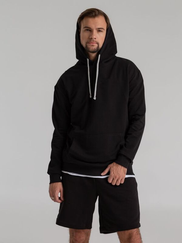 Толстовка с капюшоном Unit Kirenga, черная арт.6894.30