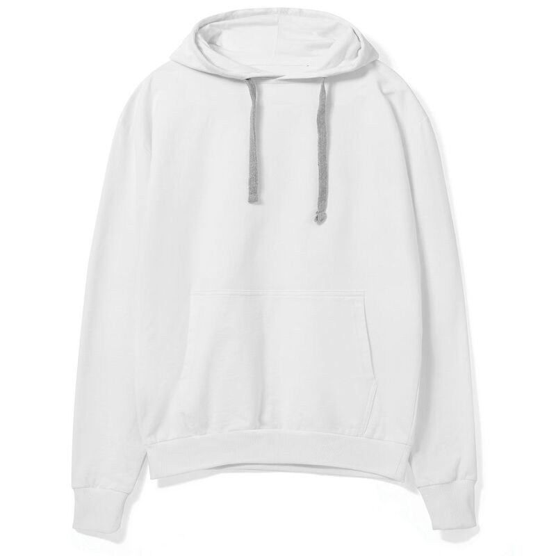 Толстовка с капюшоном Unit Kirenga, белая арт.6894.60