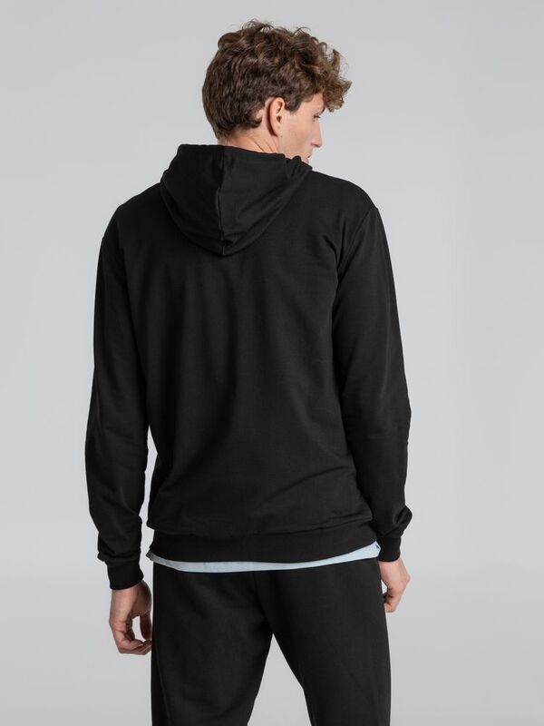 Толстовка на молнии с капюшоном Unit Siverga, черная арт.6895.30