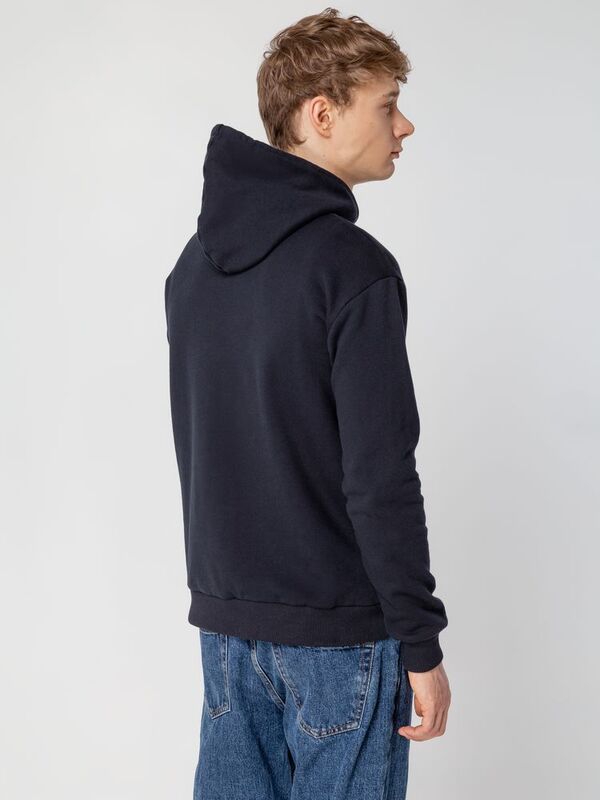 Толстовка с капюшоном Unit Kirenga Heavy, темно-синяя арт.6926.40