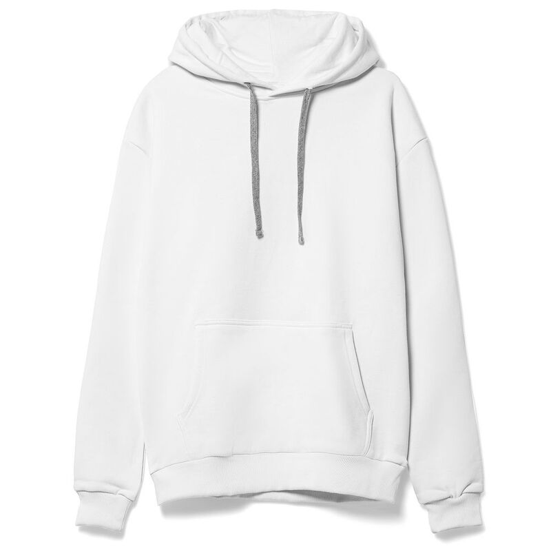 Толстовка с капюшоном Unit Kirenga Heavy, белая арт.6926.60