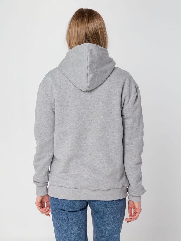 Толстовка с капюшоном Unit Kirenga Heavy, серый меланж арт.6926.11