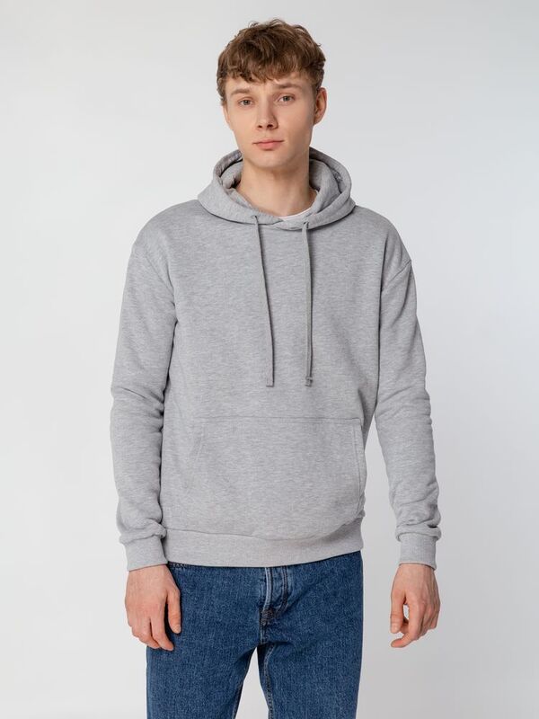 Толстовка с капюшоном Unit Kirenga Heavy, серый меланж арт.6926.11
