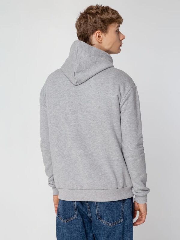 Толстовка с капюшоном Unit Kirenga Heavy, серый меланж арт.6926.11