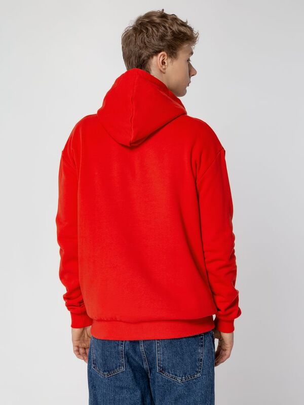 Толстовка с капюшоном Unit Kirenga Heavy, красная арт.6926.50