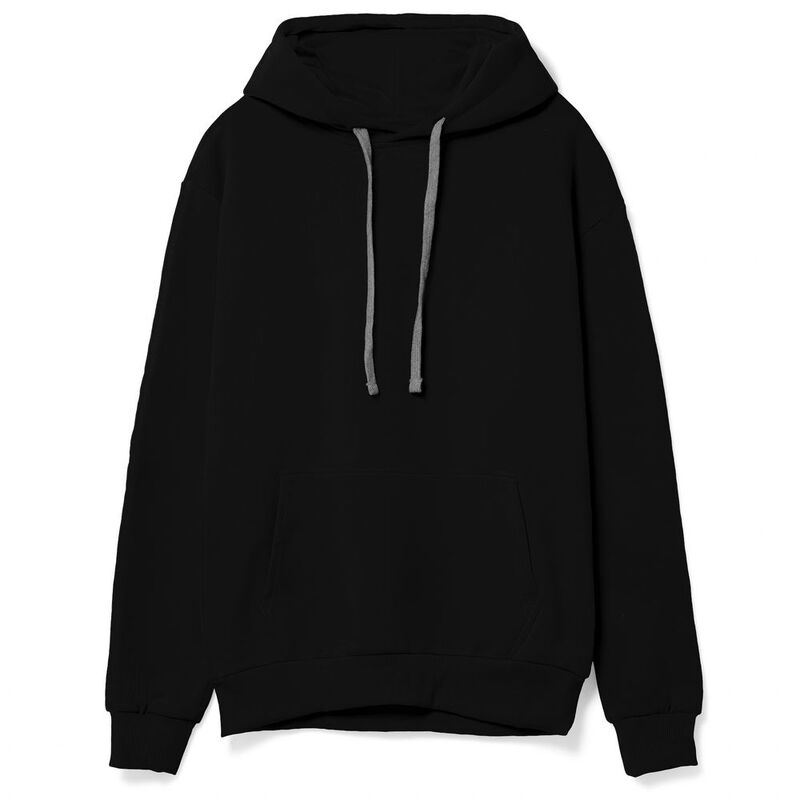 Толстовка с капюшоном Unit Kirenga Heavy, черная арт.6926.30