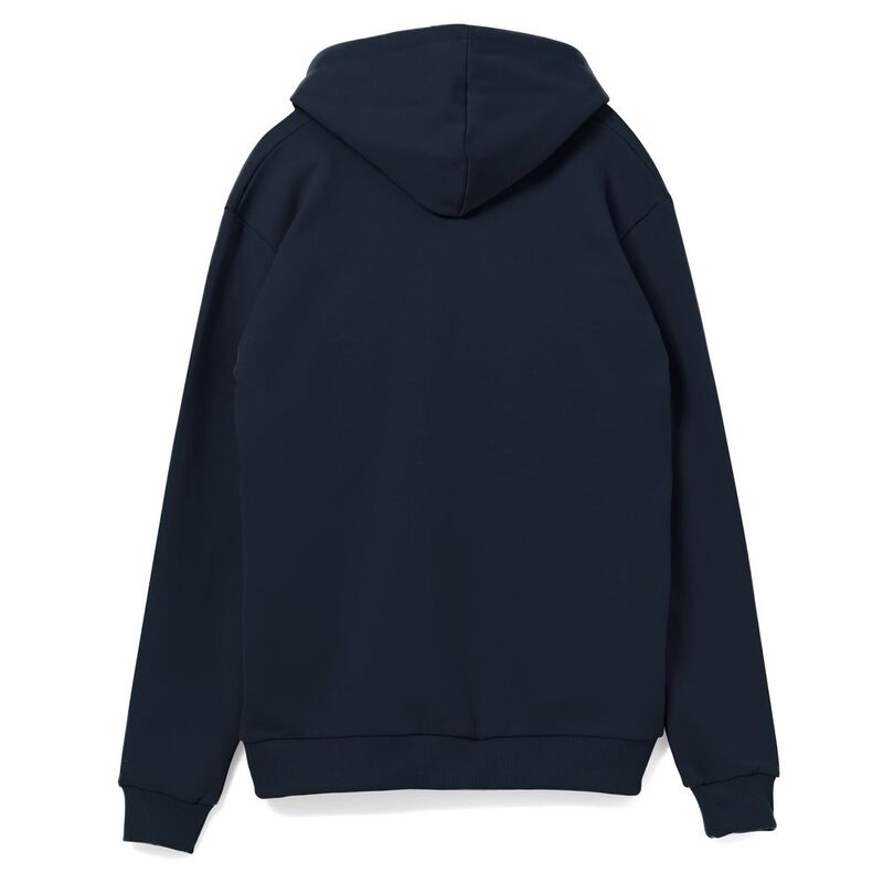 Толстовка на молнии с капюшоном Unit Siverga Heavy, темно-синяя арт.6927.40