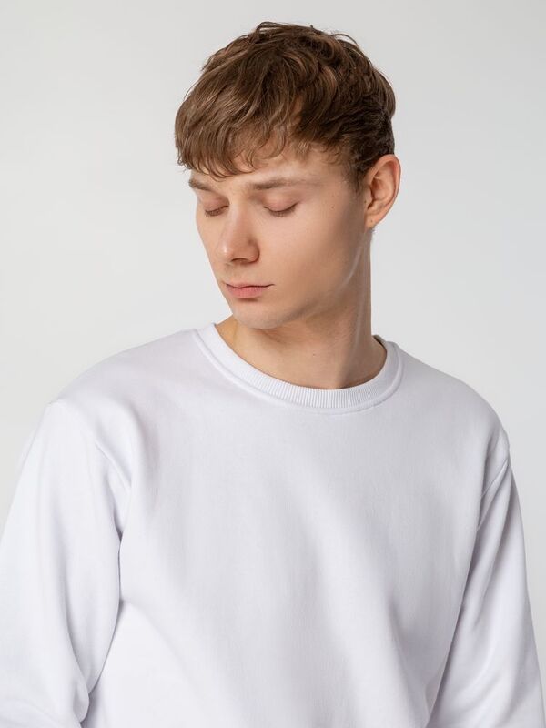 Толстовка Unit Toima Heavy, белая арт.6928.60