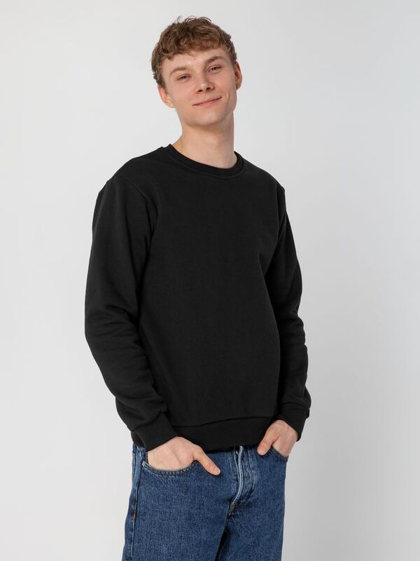 Толстовка Unit Toima Heavy, черная арт.6928.30