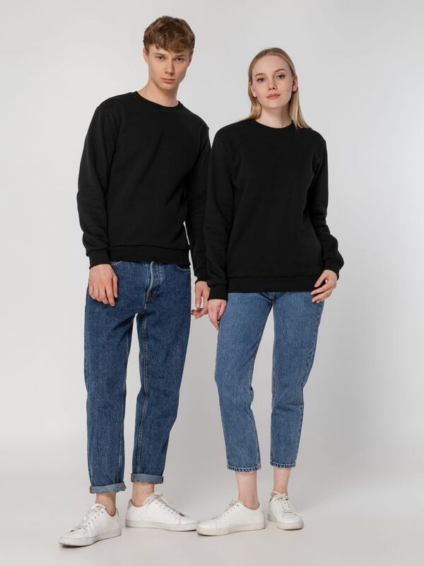 Толстовка Unit Toima Heavy, черная арт.6928.30