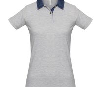 Рубашка поло женская DNM Forward серый меланж арт.PWD31933