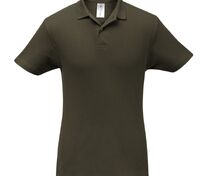 Рубашка поло ID.001 коричневая арт.PUI10145