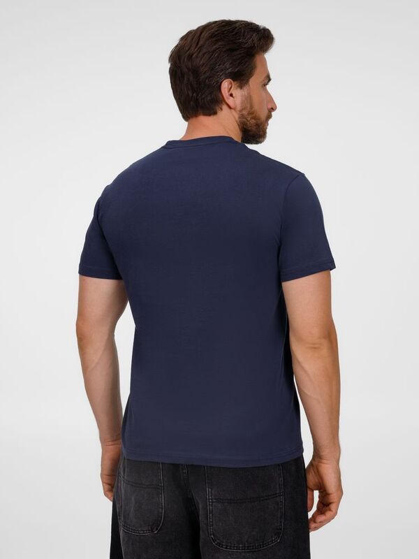 Футболка унисекс T-Bolka 180, темно-синяя арт.6994.40