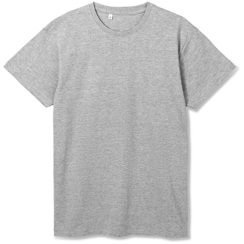 Футболка унисекс T-Bolka 180, серый меланж арт.6994.11