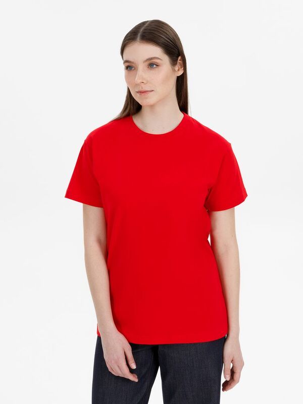 Футболка унисекс T-Bolka 180, красная арт.6994.50