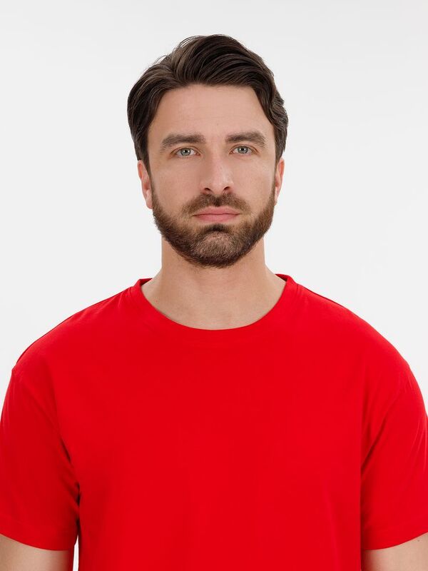 Футболка унисекс T-Bolka 180, красная арт.6994.50