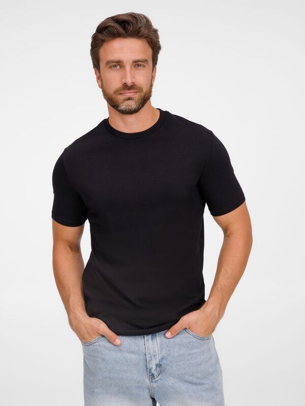 Футболка унисекс T-Bolka 180, черная арт.6994.30