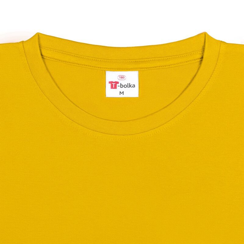 Футболка унисекс T-Bolka 180, желтая арт.6994.80
