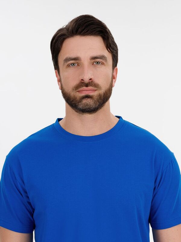 Футболка унисекс T-Bolka 180, ярко-синяя арт.6994.44