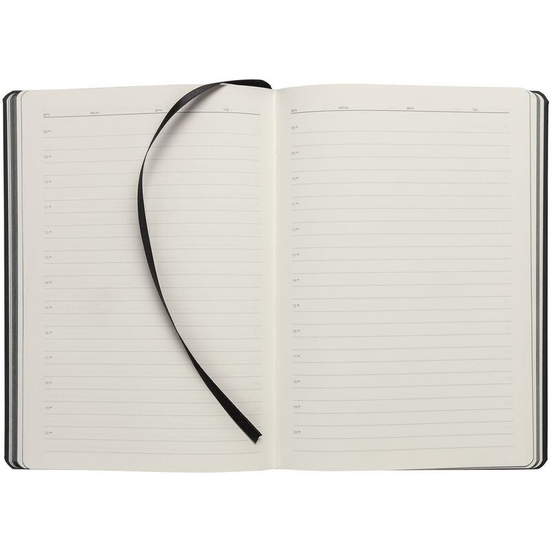 Ежедневник Shall, недатированный, черный арт.7880.30