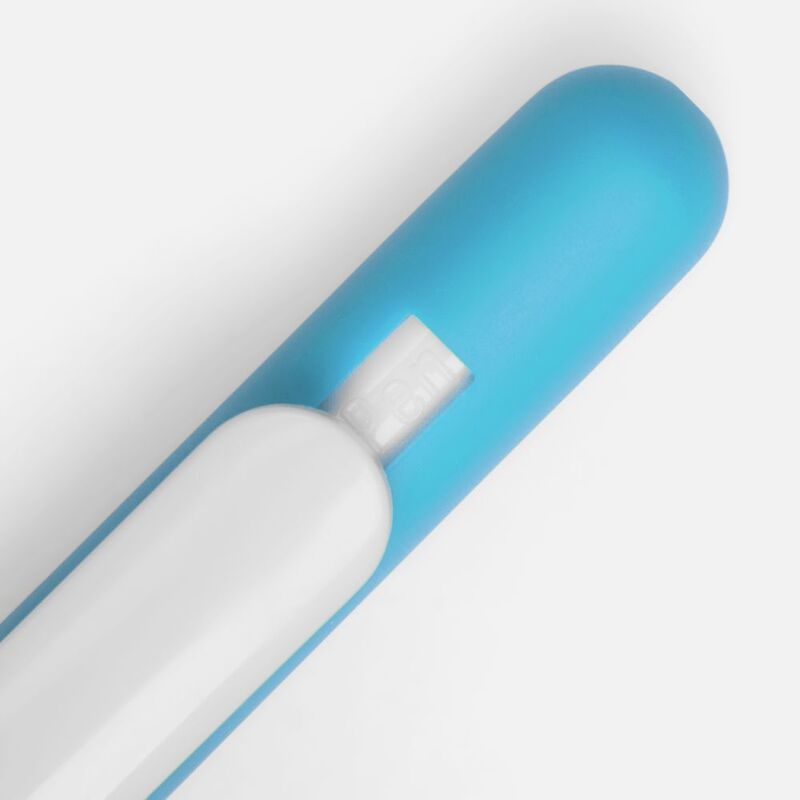 Ручка шариковая Swiper Soft Touch, голубая с белым арт.6969.44