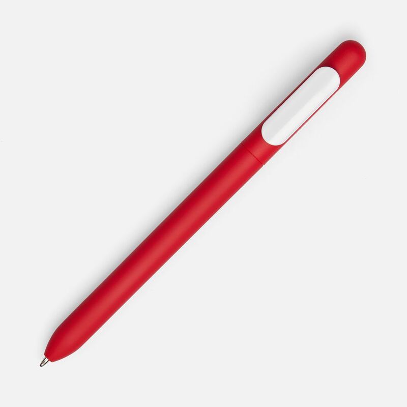 Ручка шариковая Swiper Soft Touch, красная с белым арт.6969.65