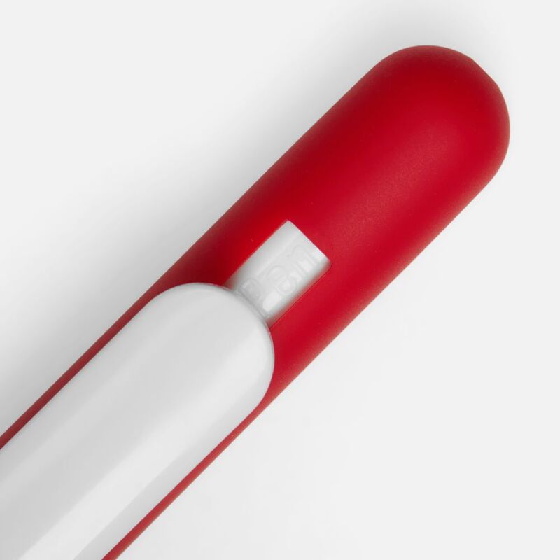 Ручка шариковая Swiper Soft Touch, красная с белым арт.6969.65