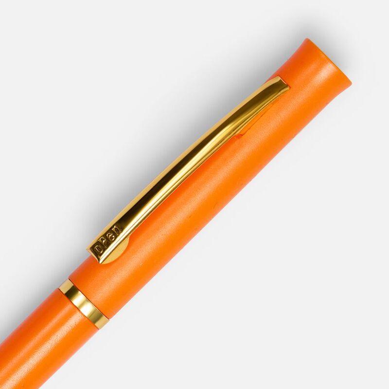 Ручка шариковая Euro Gold, оранжевая арт.4475.20