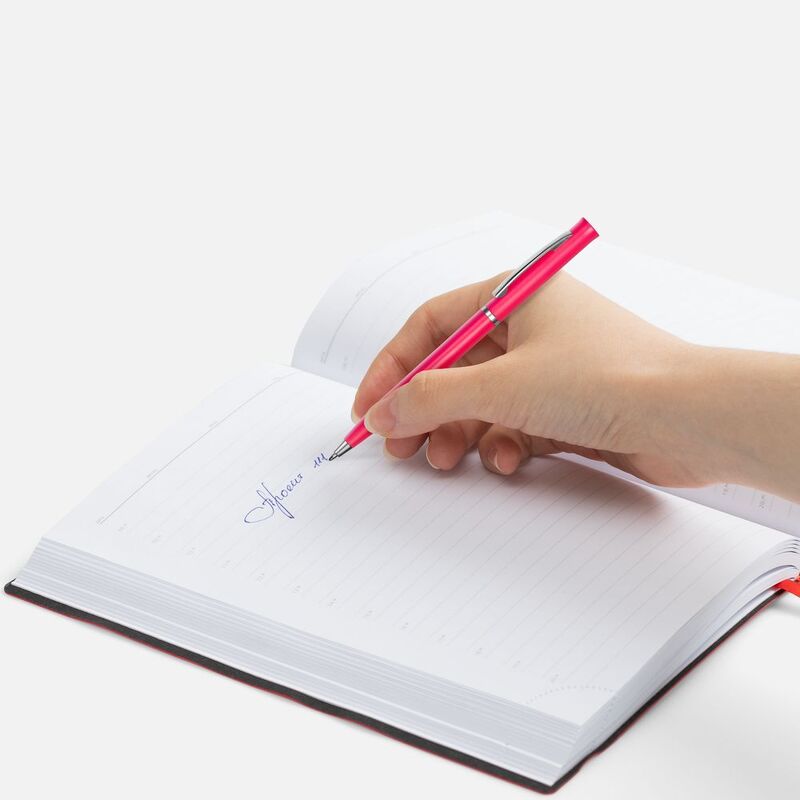 Ручка шариковая Euro Chrome, розовая арт.4478.15