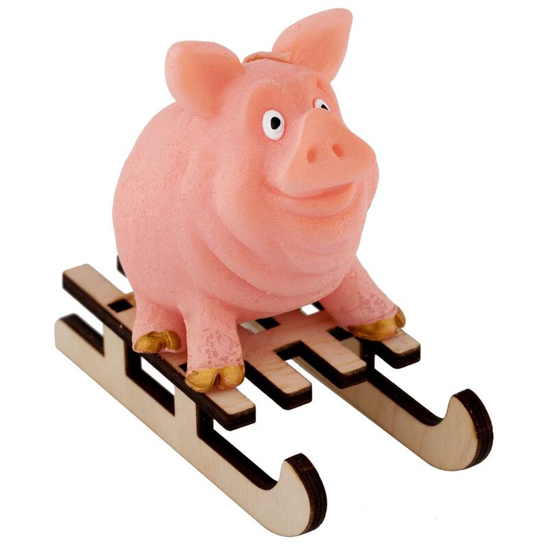 Свеча &laquo;Саночки&raquo; арт.797