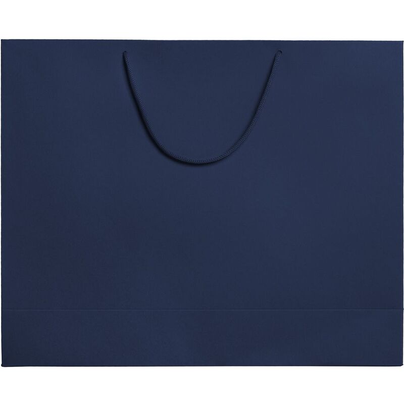 Пакет бумажный Ample Plus L, синий арт.7530.40