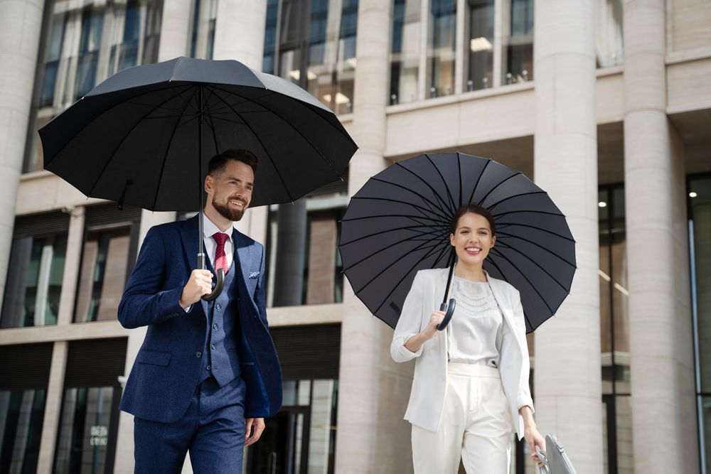 Зонт-трость Lui, черный арт.6116.30