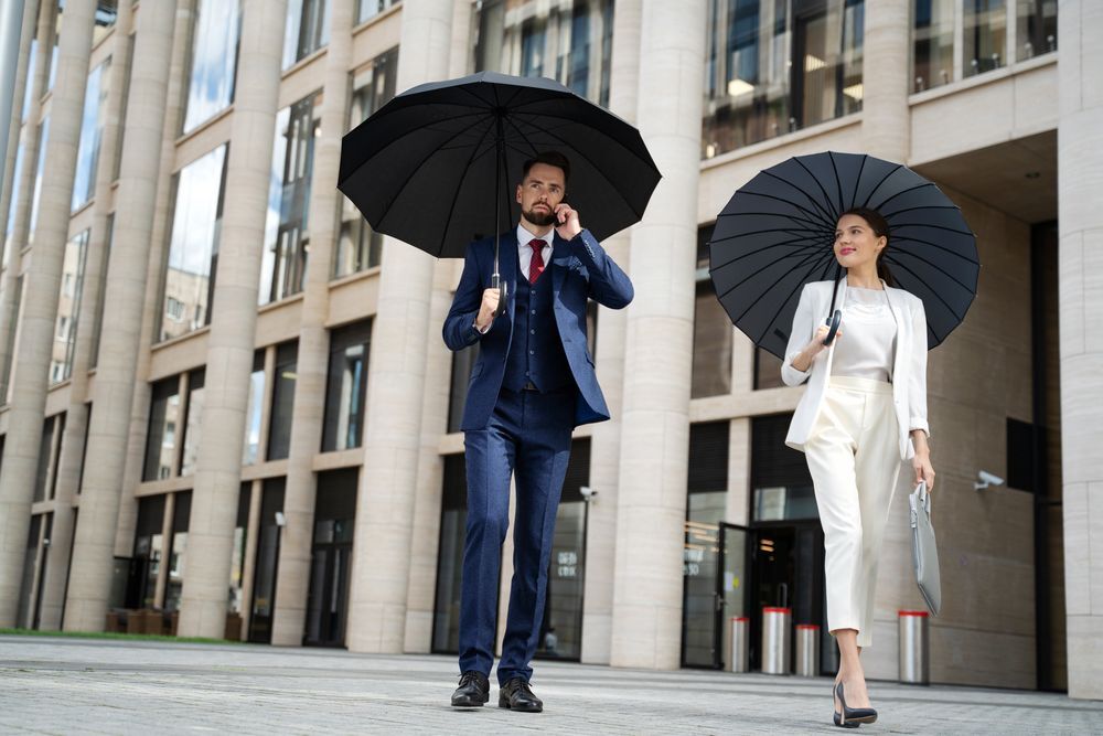 Зонт-трость Lui, черный арт.6116.30