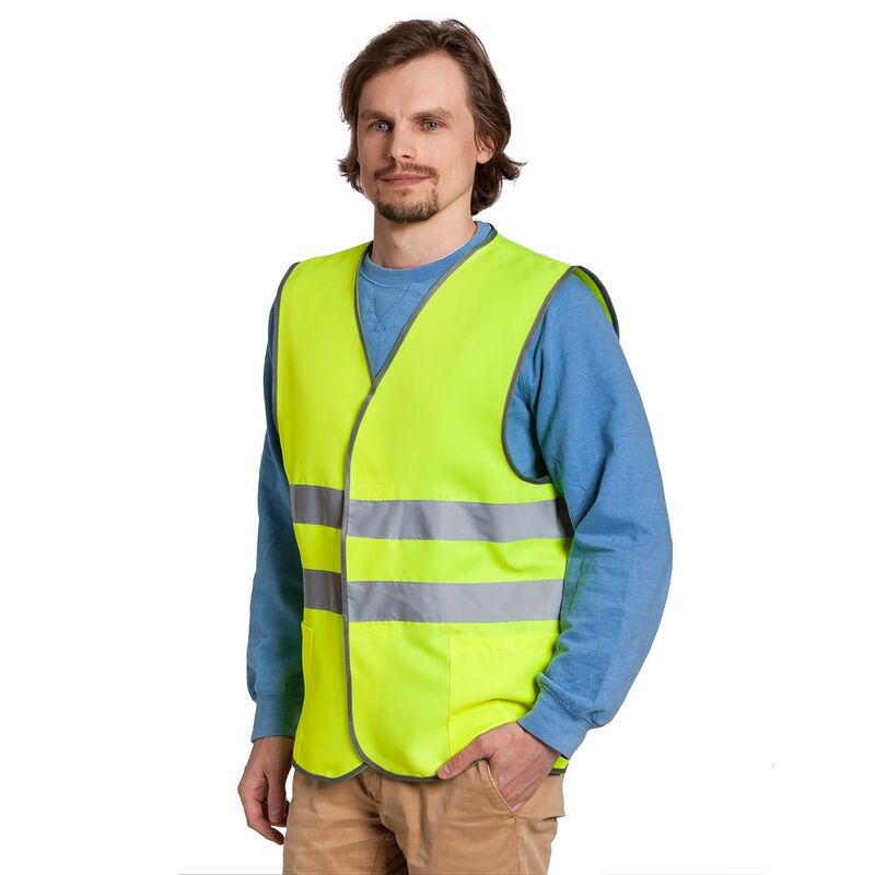 Сигнальный жилет СО-1 ТР, желтый флуоресцентный арт.7474.80