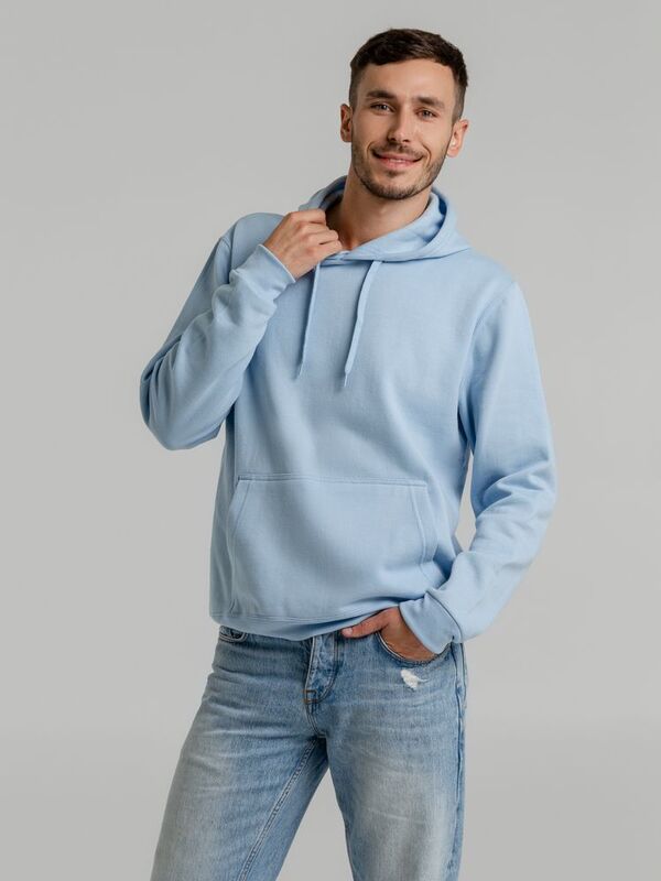 Толстовка с капюшоном Snake II голубая арт.7611.14