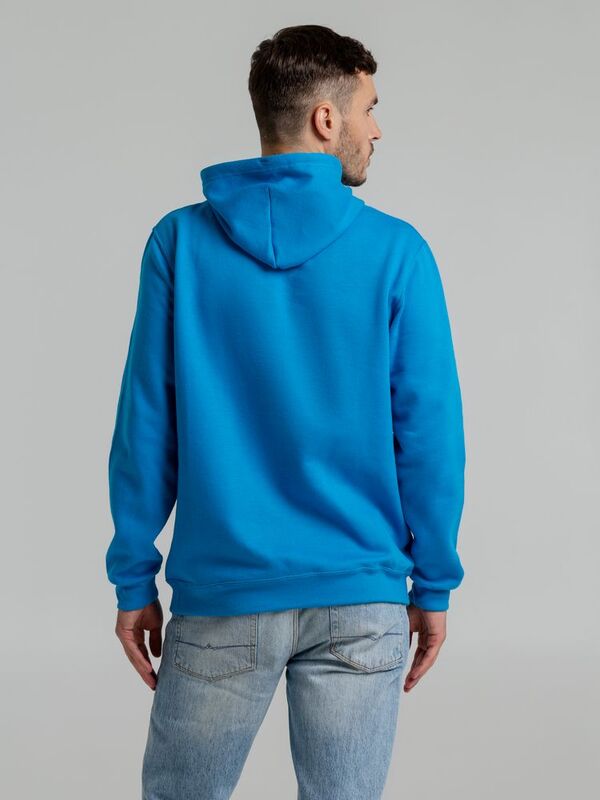 Толстовка с капюшоном Snake II бирюзовая арт.7611.42