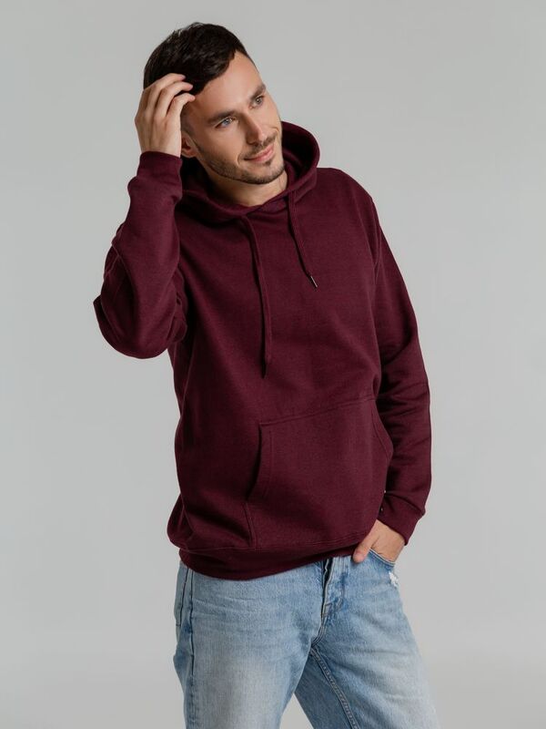 Толстовка с капюшоном Snake II бордовая арт.7611.55