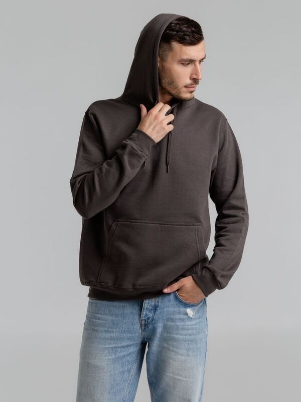 Толстовка с капюшоном Snake II темно-серая арт.7611.10