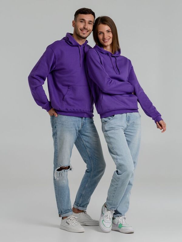 Толстовка с капюшоном Snake II темно-фиолетовая арт.7611.78