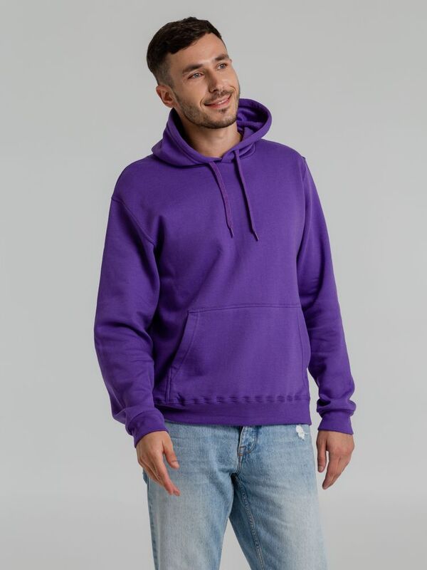 Толстовка с капюшоном Snake II темно-фиолетовая арт.7611.78