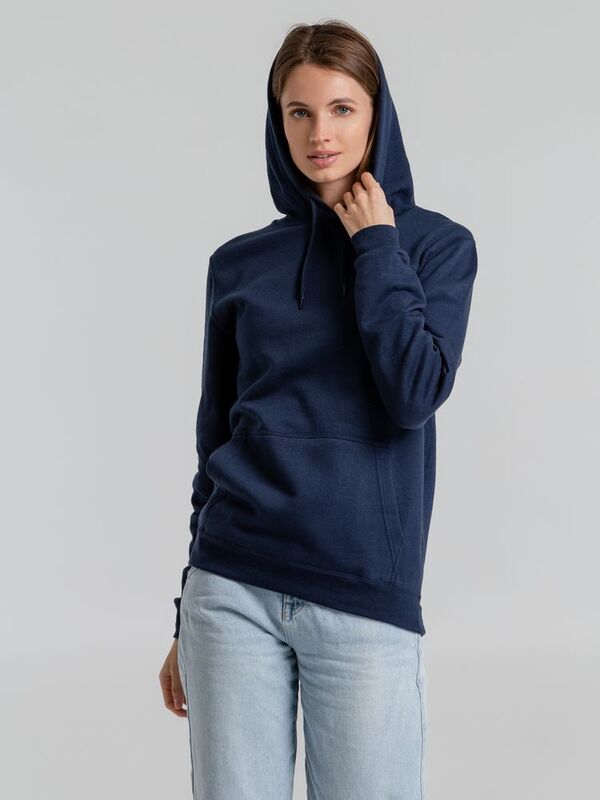 Толстовка с капюшоном Snake II темно-синяя арт.7611.40