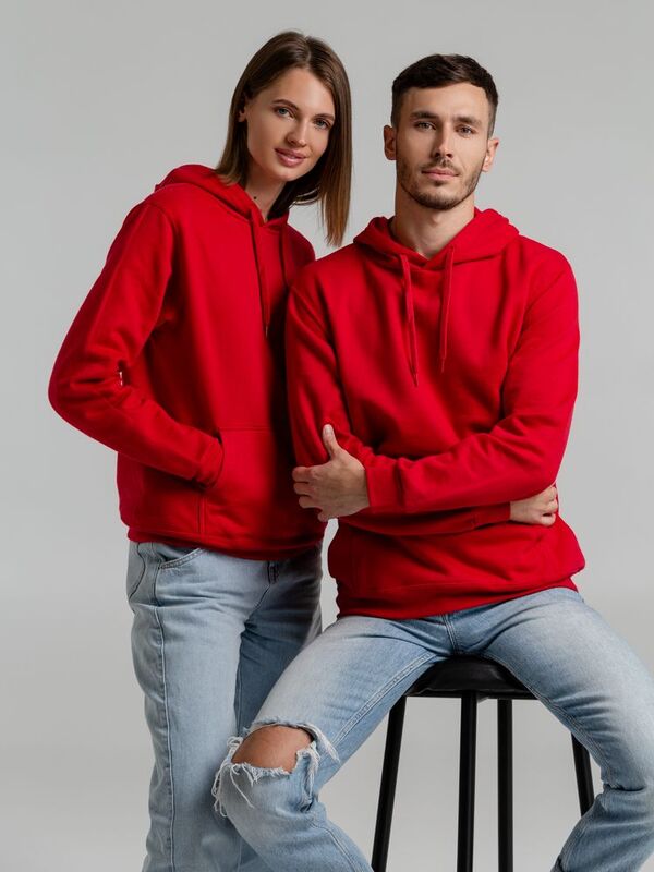 Толстовка с капюшоном Snake II красная арт.7611.50