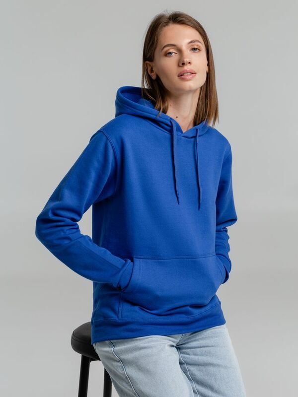 Толстовка с капюшоном Snake II ярко-синяя арт.7611.44